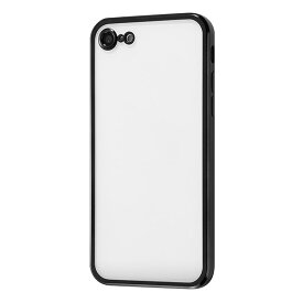 iPhone SE 第3世代 第2世代 SE3 SE2 iPhone 8 7 ケース ハードケース Perfect Fit メタリック ブラック カバー アイフォン スマホケース