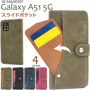 Galaxy A51 5G �P�[�X SC-54A SCG07 �蒠�^ �X���C�h�J�[�h�|�P�b�g �J�o�[ �M�����N�V�[ A51 galaxya51 �M�����N�V�[a51 �X�}�z�P�[�X
