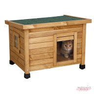 【新店オープン記念！ポイント5倍】リートメントベッド猫の家 キャットハウスド猫屋外キャビンハウス外猫…