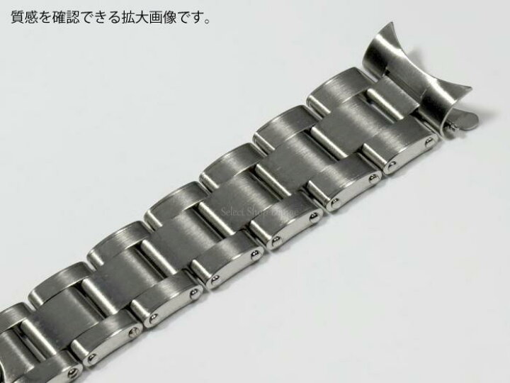 楽天市場】ロレックス対応 ステンレス製 三連リベットブレスレット 