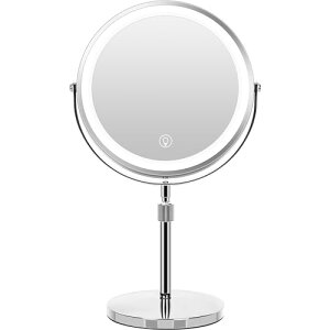 INCLAKE ���ϋ� �������� ���~���[ ���ʋ� 10�{�g�勾 8�C���` ���D�~���[ 360�x��] �������߉\ 95%���R���Č� led���C�g 3���邳���[�h �������@�\ ���σ~���[ �X�^���h�~���[ �V���o�[