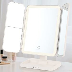 fiorifiore ���D�~���[ ���ϋ� �O�ʋ� ���~���[�y2000mAh�o�b�e���[�����E��i�}�b�g���E���@�\�݌v�zLED���C�g���� 3���F�ؑ� ���邳���i�K���� �g�勾2�{3�{ USB�^�C�vC�[�d�Ή��i���U�[�^