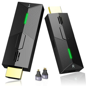 �y2025�ŐV�z���C�����XHDMI ����M�@ HDMI���� 30m�����`�� 1080P�𑜓x �T�|�[�g2.4G/5G WIFI&�ݒ�s�v ��x�� ������ �֌g�^ �����ڑ� ���擯�� TV/PC/MAC/Laptop�Ή�[���{�Z�K�F�؎擾]