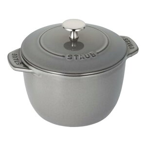 �y�ő�30���Ԃ������Ώہz staub �X�g�E�u �u �� �R�R�b�g de GOHAN �O���[ M 16cm �v ���ѓ� ���� 2�� �y�C���g ���� �z�[���[�� IH�Ή� ���ъ� �y���{���K�̔��i�z La Cocotte de GOHAN 40509-703