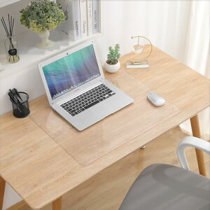 Yiwbj �f�X�N�}�b�g ���� 80x40cm ����1.5mm �w�K���}�b�g �N���A �p�\�R�� �}�b�g PVC�� �e�[�u���N���X �q�� ���}�b�g �I�t�B�X �f�X�N �p�\�R�� �e�[�u���}�b�g �h�o �h�� �ϔM (���� ����1.5mm, 80