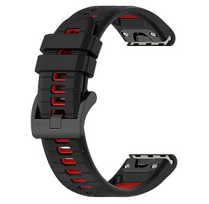 for GARMIN(K[~) Fenix8 51mm/7X Pro oh xg oh VR Instinct 2X/3 50mm/Epix Pro 51mm/Fenix 7X/6X/Enduro3/2ȂǂΉ ւxg ݊i Xgbv ANZT[ (ubN+bh)