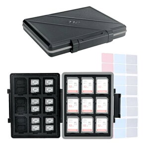 JJC 54 Xbg e [J[hP[X 18 SD SD SDHC SDXC J[h + 36 MicroSD TF MSD J[h [P[X ϏՌ ho h SDJ[hV[t