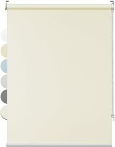 FHSBlinds ���[���X�N���[�� ���[���J�[�e�� FHSBlinds 1���Ռ� �I�[�_�[���C�h �J�[�e�����[���t���\ �����΍� �ՔM �`�F�[���� UV�J�b�g �h�� ��35~240cm/��?300cm FS-JZYS-YM-61 �A�C�{���[ ��80*��3