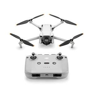 DJI Mini 3(N1���M�@�t��) �J�����h���[�� �B�e ���^ �����[�gID�Ή� 4K HDR����B�e 38����s���� �c�����B�e �C���e���W�F���g�@�\���� �܂��ݎ� �y�� �~�j�h���[�� �J�����t�� �����ӔC�ی�1