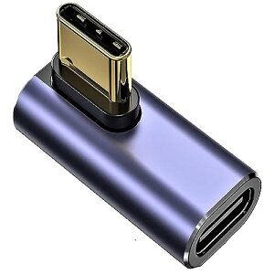 fine-R USB4 Type C  ϊ A_v^[ E 90° ~hxg 1 (2Zbg܂) L L^ USB4.0 [d PD[d 100w f[^] 40Gbps ^Cvc type-c ϊA_v^ IX X USB-C RlN
