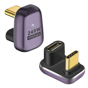 LIANHATA 2Zbg USB C A_v^ U^A_v^ 240W 40Gbps USB4.0 180x U^ 8K@60Hzfo USB Type C ϊ A_v^ ^CvC RlN^[ IX to X MacBook Air/Pro gѓdbp (U^)