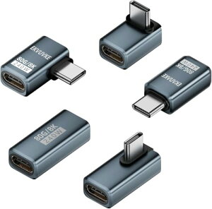 USB C L ϊA_v^, Ȃ5ރZbg USB4.0 Type C ϊ OTGΉ,240W/ 5A/ 48V}[d,80Gbpsf[^],8K@60Hzfo̓XfUC Thunderbolt 5/4/3AMac Book ASwitchAGALAXYȂǂType CfoCX