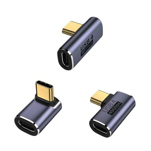 USB4.0 Type C ϊ A_v^[ USB-C L^A_v^ 90x 3ރZbg USB4.0 Type-C ϊA_v^[ PD 100W/5A }[d 40Gbps f[^] 8K@60Hz fo XfUC For MacBook Nintendo Switch