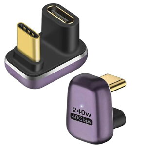 HUIKKJP USB Type C 180x U^  ϊ A_v^[ 40Gbps y2Zbgz 240W USB4.0 [d PD[d f[^ y240W 40Gbps 8K/60Hzz Thundebolt 3/4 Ή iPhone/MacBook/iPad/AhCh/X}z