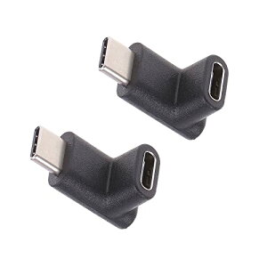 ALLVD �y2�Z�b�g�zUSB Type C �ϊ� L��������� USB3.1 �^�C�vc �ϊ��A�_�v�^ 90�x �I�X ���X USB c �R�l�N�^�[ �����A�_�v�^