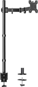 HUANUO (�t�@�[�m�[) ���j�^�[�A�[�� �����O 13-32�C���`�Ή� 10kg���ω׏d �f�B�X�v���C�A�[�� VESA 75x75mm 100x100mm�Ή� �����ʒu ���� �|�[�� �V���O�� PC�A�[�� �N�����v�� �O�����b�g�� ���p�x��