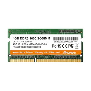 MMOMENT DDR3 4GB 1600MHz SODIMM m[gPCp (CL11/1.35V/204s)