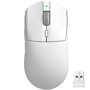 MAGIC-REFINER x AJAZZ AJ139�Q�[�~���O�}�E�X ���C�����X ���� 2.4 G���[�h �[�d�� PAW3395�Z���T 26000DPI ��59g�y�ʉ��݌v �����^�тɕ֗� DIY �Q�[���p �d���p 6�{�^���i�z���C�g�j