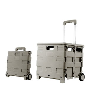 MERMONT �L�����[�J�[�g �܂��� �y�� �V���b�s���O �A�E�g�h�A �R���e�i �L���X�^�[�t�� ��e�� �R���p�N�g ����� ������ ���� �L�����v �ނ� �^���� ��e�� 2�i�K���� �ω׏d35kg (�R���[�e