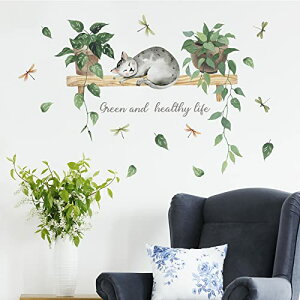 ZARROUEA �f�R �E�H�[���X�e�b�J�[ �L �� �t �A�� �k�� ���� �A�ؔ� �ϗt�A�� ���A�� �A���̉ԗ��Ăł��Ƃ�� ������� �A�[�g 3D�ǂ̖؂̒I�ł�DIY �� �V�[�� �Ǐ���86*54cm