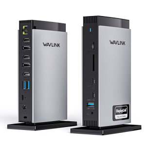 WAVLINK Prime 15-in-1jo[TDisplayLinkhbLOXe[VATriplr4K@60HZAM1/M2/M3 MacWindowsp̃gv4K USB-C/USB 3.0m[gp\RhbNA3HDMIA2DPARJ45AI[fBI/}CN