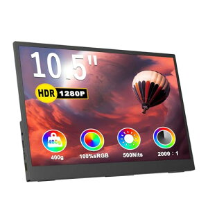 oCj^[ 10.5C` (1920*1280) 𑜓x 3:2ʔ ^ y |[^uj^[ 100%sRGBLF Xs[J[ VESAΉ Type-C/HDMI PS4/PS5/Switch/PC/MacȂǑΉ