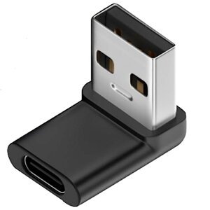 �S8�� fine-R USB3.1 USB-C ���X �� USB-A �I�X �ϊ��A�_�v�^ L���^ 90�x �u���b�N �����f�[�^�]�� 10Gbps �}���[�d�Ή� �d��3.25A �X�����݌v C to A USB�ϊ� �R�l�N�^ �m�[�g�p�\�R�� �X�}�z ���Ӌ@�� (PL��