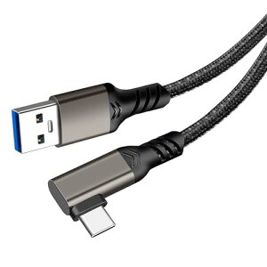USB-C & USB-A 3.1(Gen2) P[u L 1.5m (10Gbpsf[^]) LpoieJun PD/QC 60W [d USB A to USB CP[u X}[gtH/^ubg/Q[@̃^Cvc@ɑΉ (KJ[)