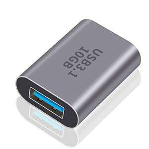 Poyiccot USB C to USB 3.1 �ϊ��A�_�v�^�A10Gbps USB C���X to USB A���X�A�_�v�^�AUSB A USB C�ϊ��A�_�v�^ ���ʃg10Gbps�����f�[�^�]�� OTG �����A�_�v�^ MacBook Pro/MacBook Air/���̑� USB-C �[���p�Ή� �i1�Z�b