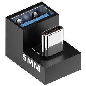 fine-R USB3.1 USB A X USB C IX ϊA_v^ ϊ U U^ ϊ RlN^[ 180° CtoA ]10Gbps }[d d3.25A (PLیi) (U 5mm)