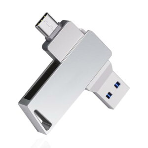 USB 64GB 2in1 f[^] Ot[ USB3.0Type-CΉ 360x]  h y gѕ֗ eʕs ipad/Android/PC/iPhone15/iPhone16V[YpUSBiVo[j
