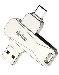 Netac USB 64GB ǂݎ葬xő110MB/s tbV USB3.0 Gen1/3.0^CvC TypeA 2in1 ^ Xg[W 360x] X}z Mac Windows PC PadΉ ϏՌ ^ѕ֗ U782C