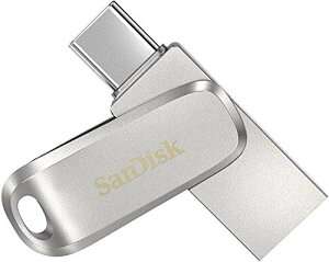 SanDisk 64GB Ultra Dual Drive Luxe USB Type-C (USB 3.1 Gen 1 / USB 3.0) Flash Drive International Packaging