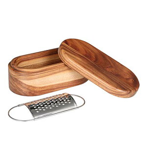 _g(Dulton) 낵 Ebh `[Y O[^[ EBY bh 60×163×s82mm AJVAV[Y ACACIA WOOD CHEESE GRATER WITH LID K20-0158