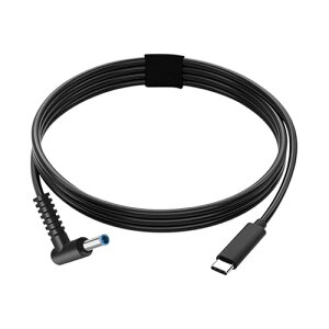 Type C USB-C ���X���� DC 4.5x3.0mm PD �g���K�[�P�[�u�� �d���v���O �[�d�P�[�u�� �m�[�g�p�\�R�� 65W (4.5x3.0mm)1.5M �u���b�N