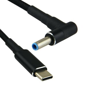 BabbleCom HP PD�ϊ��P�[�u�� 1.8m �O�a4.5mm ���a3.0mm PD�g���K�[ �m�[�g�p�\�R�� USB-C �ϊ� �A�_�v�^ �R�l�N�^ USB Type-C AC�A�_�v�^�[ �d���A�_�v�^ �}���[�d