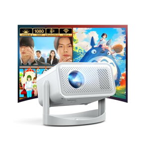 �v���W�F�N�^�[ �ƒ�p�y2025�N�V���f�� 360°��]�E27000LM�E1080P�E4K�Ή��z�V�䓊�e�\ �v���W�F�N�^�[ ���^ �d���t�H�[�J�X ������`�␳ �z�[���v���W�F�N�^�[ ����HiFi�X�s�[�J�[ Bluetooth5.4