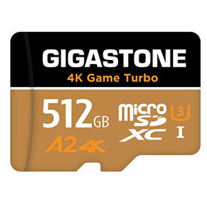 ySwitch 1pz GIGASTONE }CNsdJ[h 512GB 4K Game Turbo microSDXC UHS-I A2 V30 U3 C10 100MB/s  SDA_v^[1ty5Nf[^Eۏ؁z