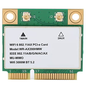 AX200HMW WiFi6���C�����X�J�[�h�f���A���o���h802.11A / B/G/N/AC/AX�n�[�t�~�jPCI-EWiFi�J�[�h�l�b�g���[�N�A�_�v�^�[BT5.2�APC�A���b�v�g�b�v�AWIN10�̂݁i64�r�b�g�j