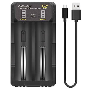 NICJOY @\ [d 2Xbg (Kdr NH-14WM HHF-AZ10 jbPfdr `ECIdr P3 P4 18650) C2+ NIC-CH-C2