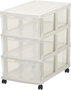 ���[�`�F�X�g EMING(�G�~���O) �����O�X�g�b�J�[ 3�i �z���C�g ���{�� �ȒP�g�� 40D x 68W x 68H cm