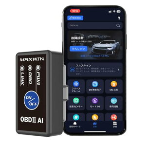 MAXWIN OBD2ff@ AIAhoCU[ A_v^[ ̏R[h XLc[ d{^t ԗ ̏ffu ԃVXeĎ Tu[^[ CX Bluetooth4.0/5.4/BLE pAPP IOS/A