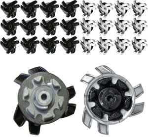 TerraShine �S���t�X�p�C�N�e 24�Z�b�g �X�p�C�N �t�b�g�W���C �X�p�C�N�e ���� �S���t�V���[�Y �X�p�C�N �����p�X�p�C�N�e �Ռ��z�� ����~�� �Œ� �t���ւ� �ȒP�E�� �N���P�b�g�V���[�Y��