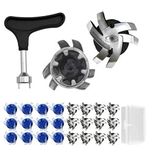 QuickYen �S���t�X�p�C�N�e 24�Z�b�g �X�p�C�N �S���t �e �����p�X�p�C�N�e �S���t�V���[�Y�C�e ����~�� �ȒP�E�� ���[�{�b�N�X�t�� (4�X�p�C�N�e+�S���t�p�B�����`)