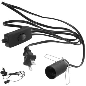 Mobestech E12 �d���\�P�b�g �R�[�h�t�� ���ԃX�C�b�`�t 1.8m �u���b�N �Ɩ���� �n���E�B�� �N���X�}�X �A�N�Z�T���[ AC110�d���K�p 2��