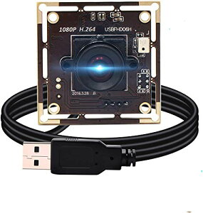 ELP 1080P USBJW[ 100xc݃Yt 2MP^USBJ IMX323ZT[t ~jUVCrfIEFuJ }CNt WindowsALinuxAMac OS ɑΉUSBFHD06H-FD100