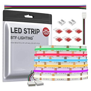 BTF-LIGHTING FCOB COB RGBW 5PIN RGB+F 6000K 5M 896LEDs/m 12mm tLVu x LEDe[vCg XgbvCg F ό`\ ؒf\ Q Lb`z[  h FOB Rg