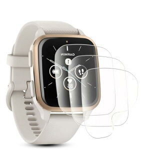 �y3���Z�b�g�zFor GARMIN(�K�[�~��) Venu Sq 2/Venu Sq 2 Music �t�B���� for Venu Sq 2 Music �ی�t�B���� TPU���E���𕂂��Ȃ��E�����ߗ��E�����^�E�w��h�~�E��ʑN�₩�����ׁE�\��t���ȒP for GARMIN Venu