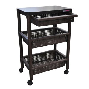 �s���Z�� �E�b�h�e�[�u�����S�� WTW-3HS �u���E�� �����o���o�X�P�b�g�t�� �ؐ��t���b�g�V�� �L���X�^�[�t�� ��45.5×���s29.5×����70cm F2491 ���{��