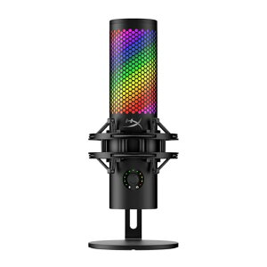 HyperX QuadCast 2 S �R���f���T�[�}�C�N USB�}�C�N RGB���C�e�B���O �u���b�N �e�����[�N/�X�g���[�}�[/�R���e���c�N���G�[�^�[/�Q�[�}�[���� PC Mac ���[�J�[�ۏ�2�N�� 9A273AA